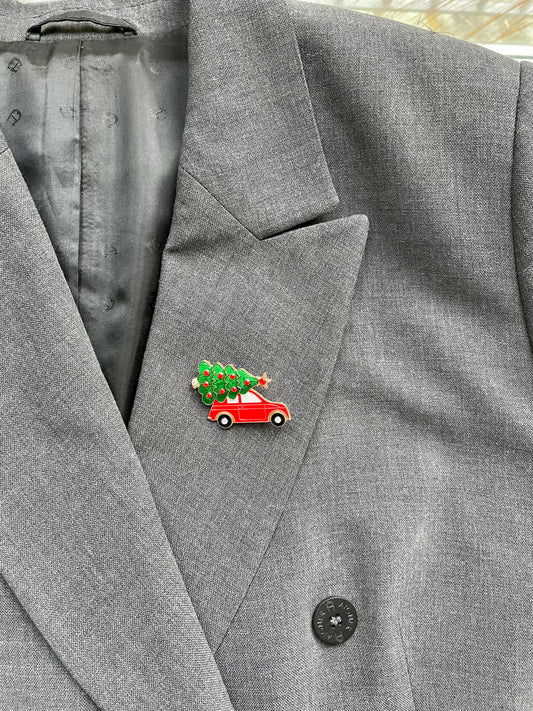 Weihnachtliche Brosche