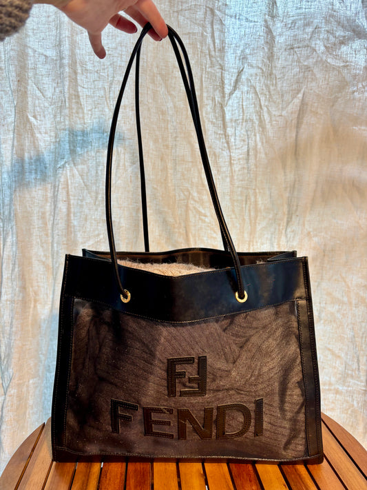 Fendi Shopper schwarz