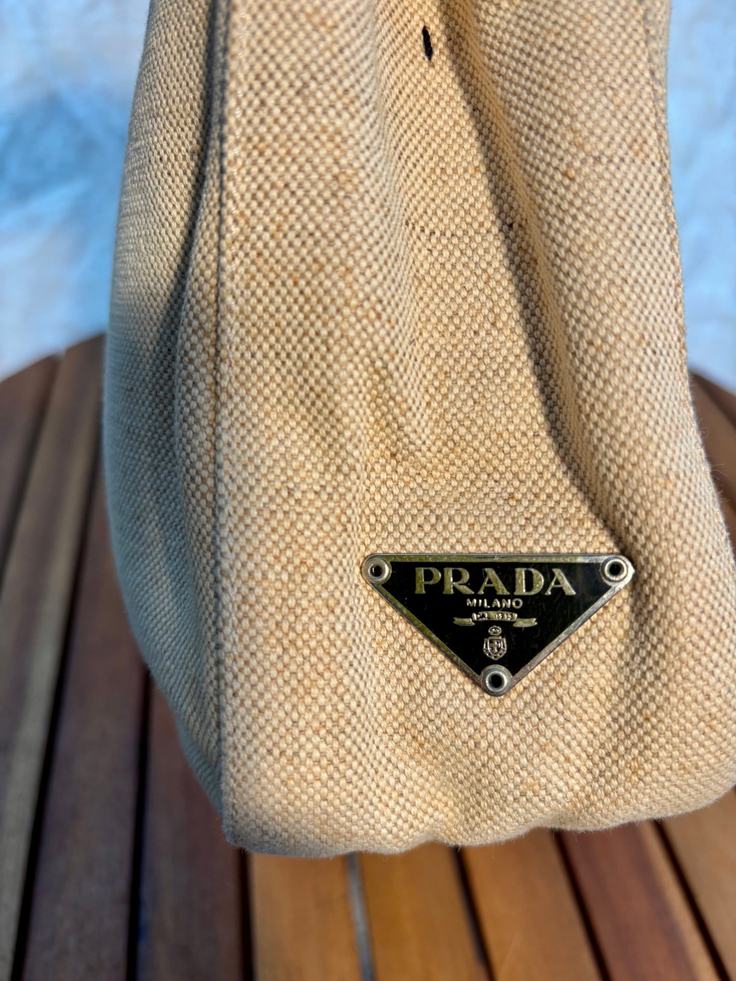 Prada Handtasche beige