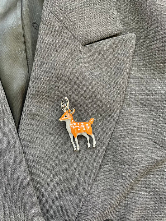 Brosche Hirsch