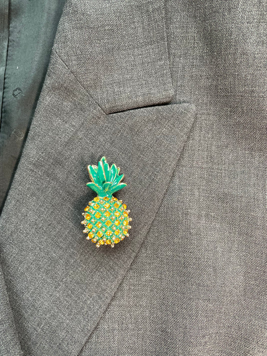 Brosche Ananas