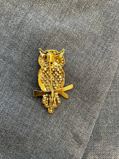 Brosche Eule